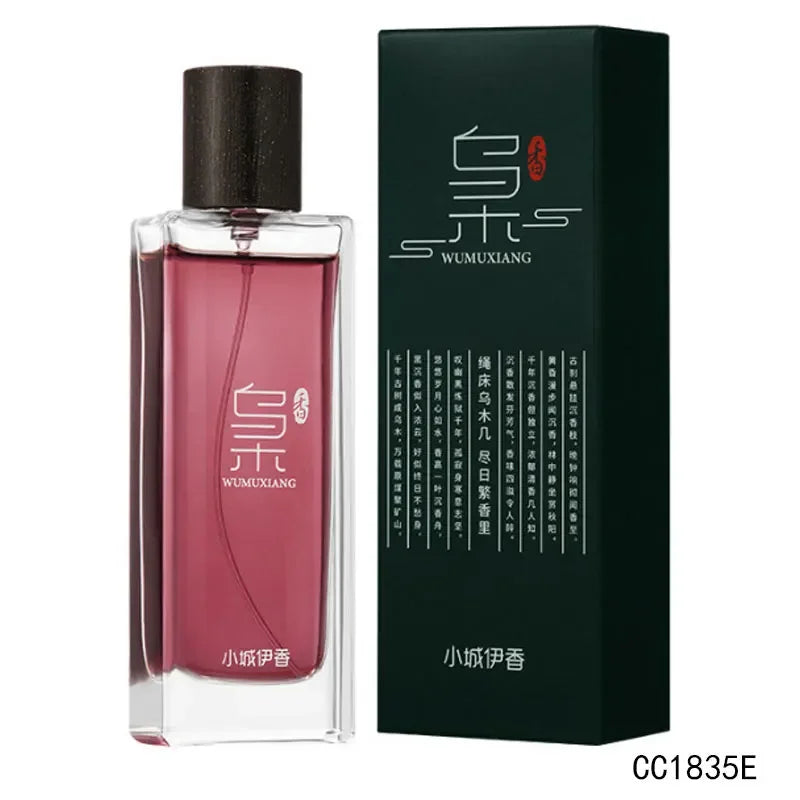 Men Women Ebony Agarwood Balsams Long Lasting Woody Fragrance High Quality 50ml Chinese Temple Sandalwood Incense Perfume