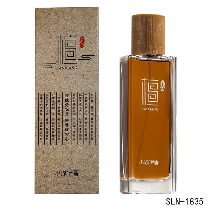 50ml Chinese Temple Sandalwood Incense Perfume Men Women Ebony Agarwood Balsams Long Lasting Woody Fragrance High Quality
