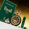 Bharara Viking Dubai Men's Perfume - Rich Amber & Oud Notes, Ideal Gift for Any Occasion