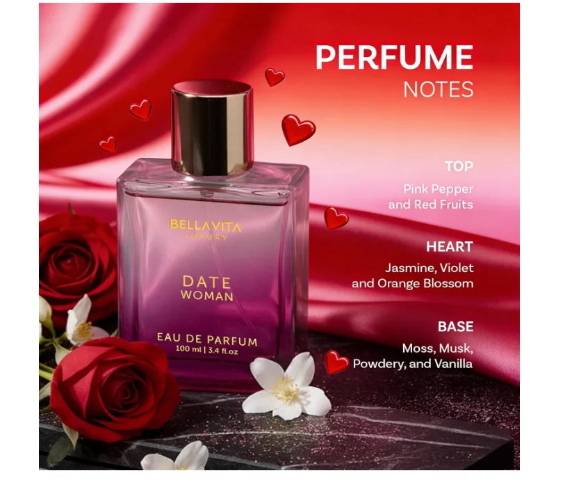 BellaVita Honey OUD Perfume for Women & Men 100ml | Vanilla, Bergamot & Patchouli Notes | Long-Lasting Arabian Unisex Perfumes