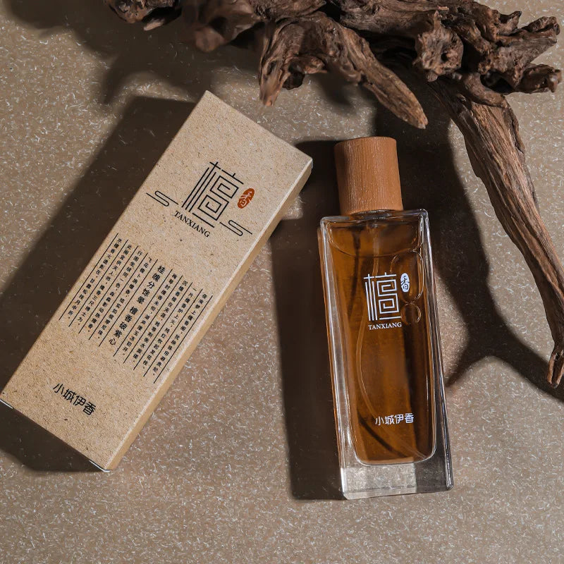 50ml Chinese Temple Sandalwood Incense Perfume Men Women Ebony Agarwood Balsams Long Lasting Woody Fragrance High Quality