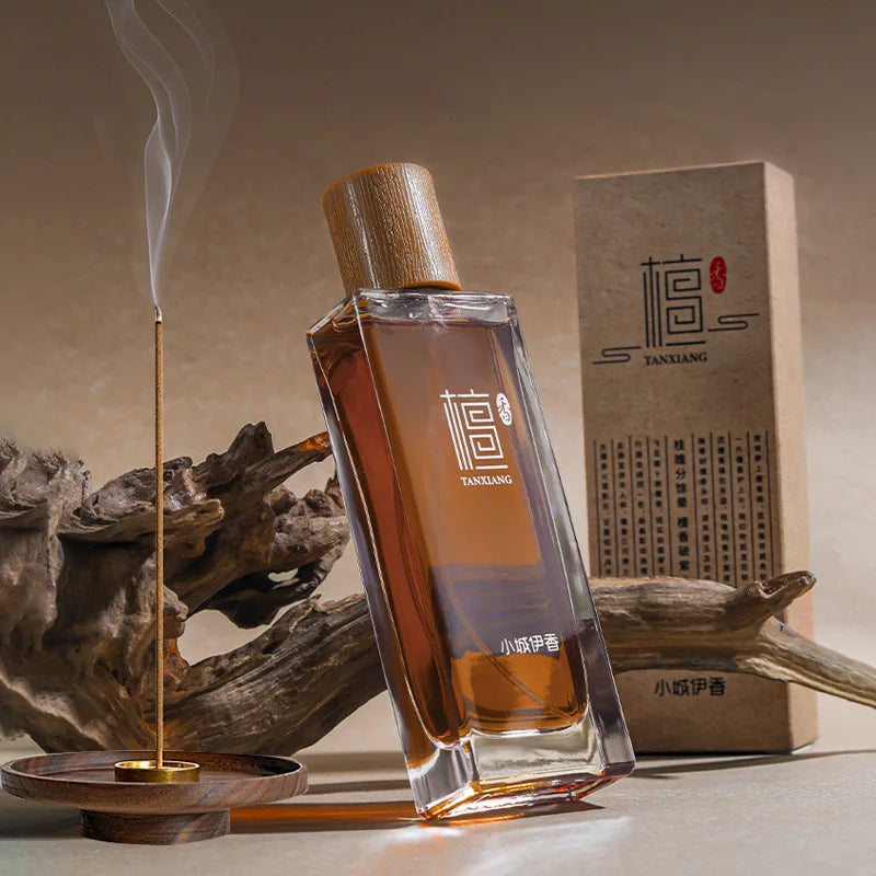 50ml Chinese Temple Sandalwood Incense Perfume Men Women Ebony Agarwood Balsams Long Lasting Woody Fragrance High Quality