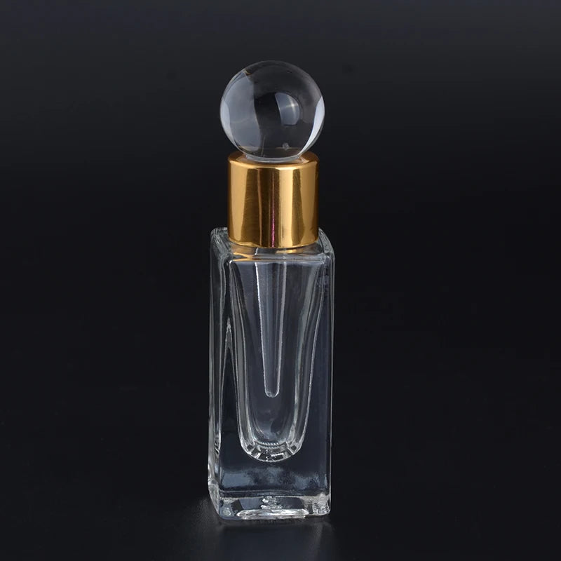 Perfume Drop Bottle Mini 7ml Essential Oil Attar Oud Glass Bottle with Glass Stick Stopper Bottle Packaging Fragrance Container